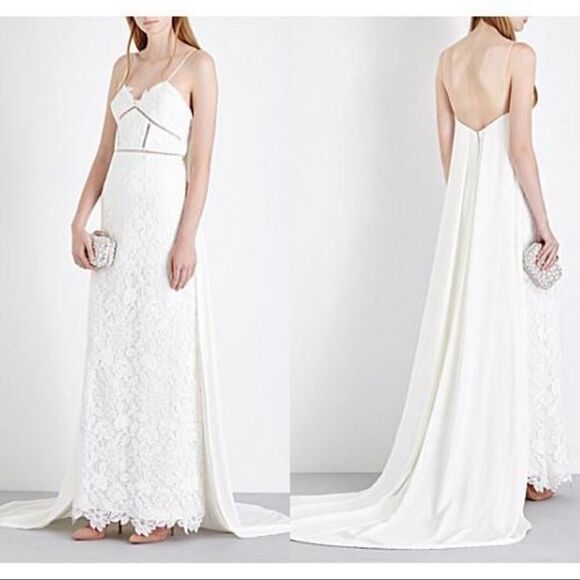 Self-Portrait Angelica Bridal Maxi Dress - Picture 2 of 12